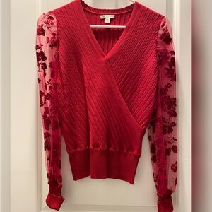 Cato Knit Top W/ Sheets Sleeves Size XS 4-6